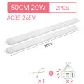 LED Strip Lighting Tube Light 85-265V 10W/20W Led Bar Lamp 30CM/50CM Tube Ceiling Wall Lamps Home Indoor T5 Lighting Fixture For Kitchen Bedroom. 