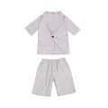 Boys Summer Short Sleeve Suit Jacket Shorts Formal Dress Kid Solid Color Blazer Wedding Clothes Set Child Tuxedo Toddler Costume. 
