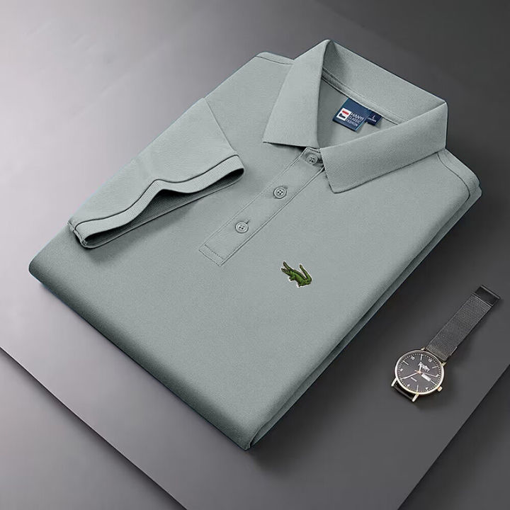 2024%20NEW%20High%20Quality%20Lacoste%20T-shirts%20for%20men%20Embroidered%20Men's%20t-shirts%20Mens%20polo%20shirt%20Shirt%20male%20Polo%20T%20shirt%20for%20men%20Summer%20-%20Image%205