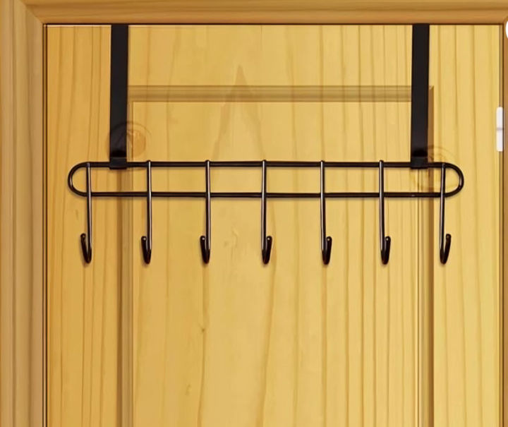 Multi-Alloy%20Steel%20Functional%20Steel%20Over%20The%20Door%20Hook%20Hanger%20Organizer%20%7C%20Wall%20Hook%20Rack%20%7C%20for%20Hanging%20Clothes%20%7C%20Door%20Storage%20Coat%20Hooks%20Behind%20The%20Door%20Organizer%20(Black)%20-%20Image%202