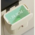 Wall Mounted Kitchen Waste Bin Hanging Trash Can Cabinet Door Bathroom Trash Can with Lid Garbage Bin Counter Bins Dustbin.
