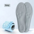 Sports Shock Absorbing Insole Unisex 4D Massage Shoes Pad Super Soft Latex Sports Insole For Feet Running Basket Shoe Sole.