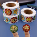 1/2 RollsChildren Cartoon Stickers Cute Smile Star Letter Reward Sticker Classic Toys Stationery Supplies.