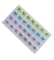 7 Days Medicine Kit box organizer with 28 grids Week day medicine box from Morning-noon-night. 