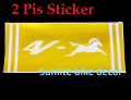 Font Suspension fork Sticker for Motorcycle RTR 4V- Golden. 