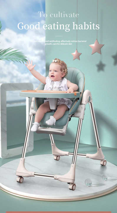 Baby%20High%20Chair%20Baby%20Plastic%20Dining%20Table%20High%20Chair%20Baby%20Feeding%20Chair%20With%20Wheel%20-%20Image%204