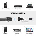 Dual Rechargeable Wireless Microphone Karaoke System ARCHEER Professional UHF Handheld Dynamic Microphone Set with Bluetooth Receiver. 