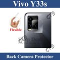 Vivo Y33s 3-in-1 Combo Pack (Full Screen Protector Tempered Glass +Back Camera Lens+Back Poly). 
