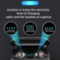 【3C VictoryEagle】F9-2 TWS Bluetooth 5.0 Wireless Earphones Mini HIFI Noise Reduction In-ear Headset Touch Display Headphone.