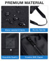 BAGSMART Folding Travel Bags 20L Waterproof Tote Bag With Zipper Multifunctional Shoulder Bag Handbag for Travel Work School.