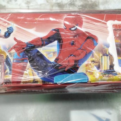 Spider Man Pencil Box With 8 Digit Calculator - Red