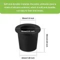 Patio Table Umbrella Hole Black Umbrella Hole Plug for Deck Beach Patio. 