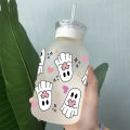 Halloween Design 3D UV DTF Transfers Wrap Waterproof Sticker 16oz Cup Wraps Pumpkin Printed Sticker For DIY Glass Bottles Coffee.