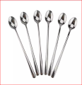 6 Pcs Stainless steel Long Pickle/Tea Spoon.