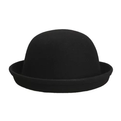 Black%20Synthetic%20Dhoom%203%20Bowler%20Felt%20Round%20Hat%20For%20Men%20-%20Image%208