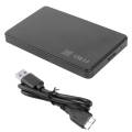 Sata to USB3.0 2.5 inch Hard Disk Case External Hard Disk Box with USB Cable HDD Enclosure USB3.0 black.
