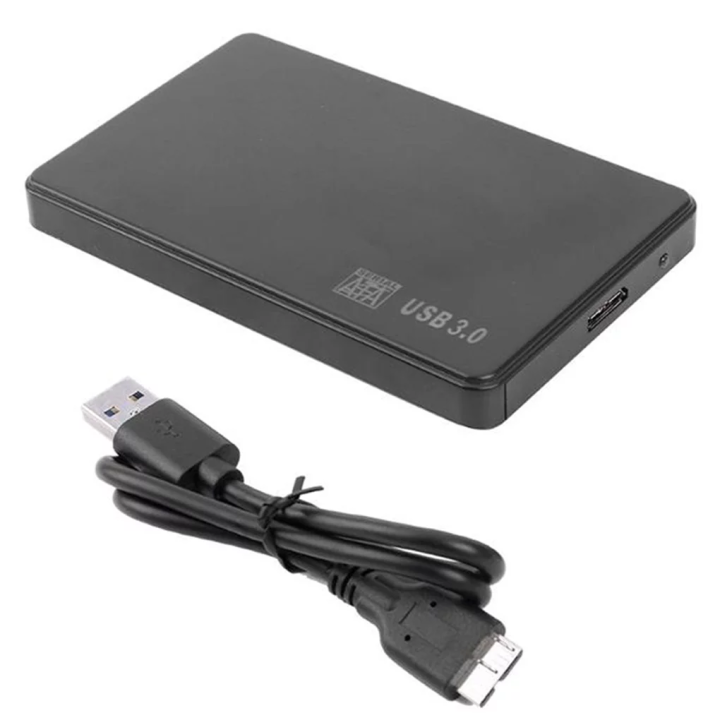 Sata to USB3.0 2.5 inch Hard Disk Case External Hard Disk Box with USB Cable HDD Enclosure USB3.0 black