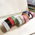 10M Grid Washi Tape Checkered Simple Masking Tape Sticker DIY Adhesive Tape Scrapbook Decorative Label Sticker.