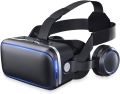 3D Glasses Box VR Headset Shinecon G04EA Helmet Virtual Reality Goggles With Headphone PK BOBOVR Z4 For 4.7-6.5 Phone.