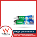 Darlie All Shiny White Baking Soda Clean Fluoride Toothpaste with Dense Foam & 14 Days Whitening Formula 140gm.