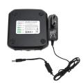 Dual Slot Li-ion Battery Charger for Motorola MTP850 MTP850S CEP400 MTP830S MTP800 Radio FTN6574 FTN6574A PMNN6074 Battery. 