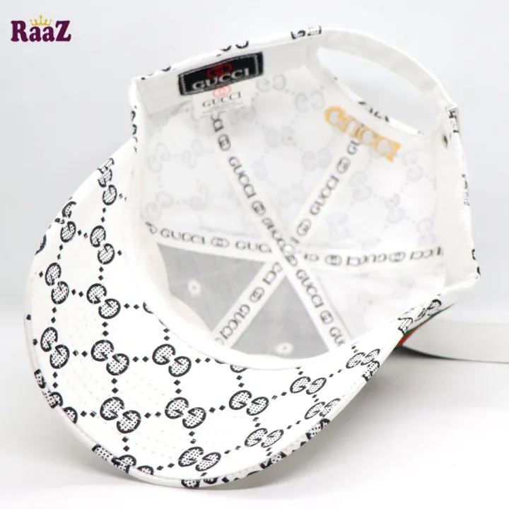 White%20Embroidery%20logo%20Cotton%20Curved%20Visor%20Cap%20-%20Image%205