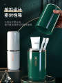 9JQS Travel Rinse Mouthwash Minimalist Brushing Cup Jar Set Teeth Tools, Toothbrush Toothpaste Storage Box Toilet.