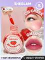 SHEGLAM For The Flush Lip & Cheek Tint-Fruit Punch Long-Lasting Matte Finish Lip Tint Easy-To-Use Lightweight Blush Moisturizing Lip Stain Liquid Lipstick Pink Liquid Lipstick. 