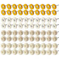 80Pcs Inch Cashmere Cotton Cloth Polishing Buffing Wheel Kit for Rotary Tools, 3mm 1/8Inch Shank Small Polishing Wheel Parts Accessories. 