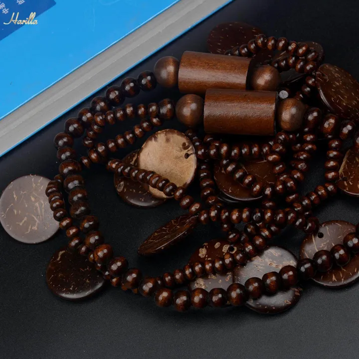 Bohemian%20Necklace%20Double%20Layer%20Retro%20Woven%20Necklace%20for%20Birthday%20-%20Image%204