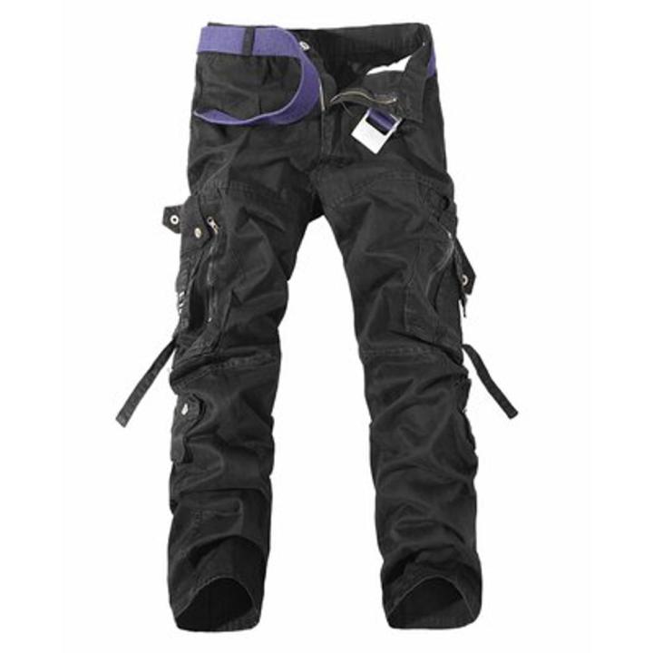 Men Cargo Pants Men Multi-Pocket Overall Male Cotton Trousers Casual Joggers Pants Size 42 Drop Shipping