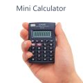 【Lejia】HL4A Mini Calculator Card Student Calculator Portable 8bit Small Financial Compute Calculator. 