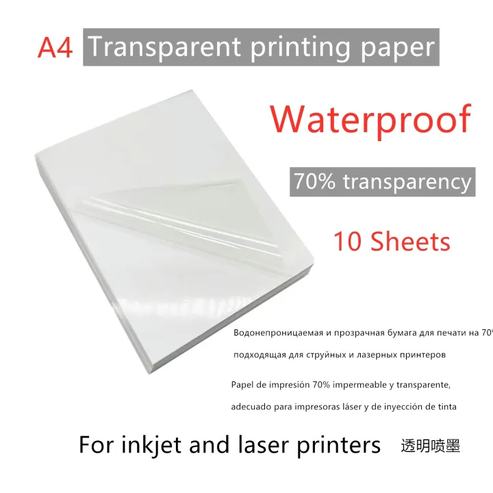 10pcs%20/50pcs%20Waterproof%20A4%20Laser%20Inkjet%20Printer%20Copier%20Craft%20Paper%20White%20Self%20Adhesive%20Sticker%20Label%20Matte%20Surface%20Paper%20Sheet%20-%20Image%207