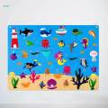 Felt Set for Toddlers Children, 3.4 Feet Flannel Stories Toys, Wall Activity Storytelling Teaching.