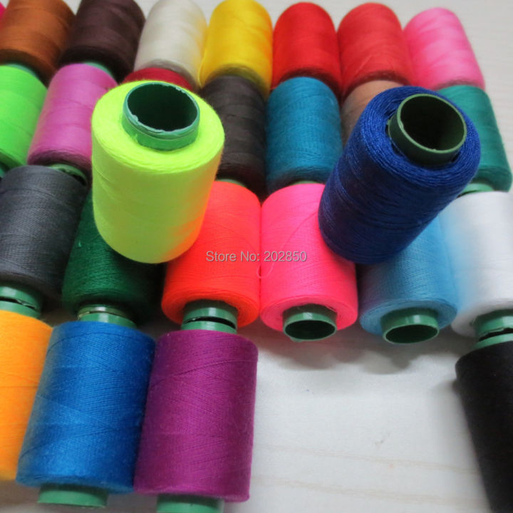 100%25%20Spun%20Polyester%20Sewing%20Thread,32%20Pcs%20Different%20Colours(Spools)/Lot,For%20Cross%20Stitch/Embroidery%20Thread%20Or%20Household%20Sewing%20.%20-%20Image%202