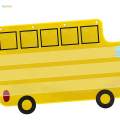 Bus Pocket Chart Durable Classroom Organizer Teaching Supplies for Preschool Learning Homeschool.