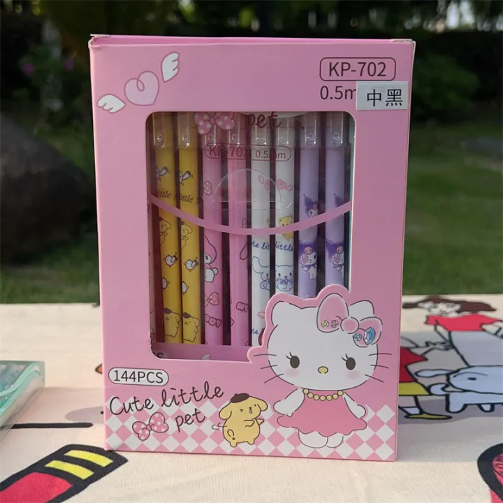 Cute%20ins%20wind%20pull%20hat%20boxed%20gel%20pen%20erasable%20pen%20blue%20sanrio%20series%20cartoon%20pen%20student%20set%20black%20-%20Image%206