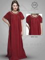 Star Embroidery Worked Maternity and Regular Used Maxi For Women.. 