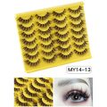 【The Edge of Beauty】14 Pack Look Fairy Lashes False Eyelashes Faux Mink Dramatic Fluffy. 