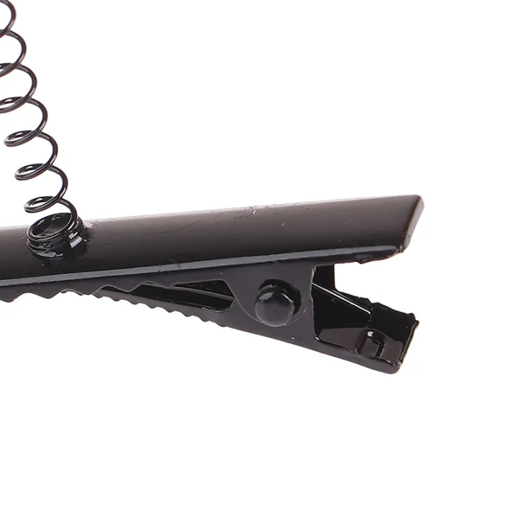 10Pcs%20Black%20Metal%20Pinch%20Alligator%20Hair%20Clips%2040mm%20With%20Wire%20Coil%20Spring%20Craft%20Hairpin%20For%20Fashion%20Party%20Favor%20Children%20Toy%20Yao%20Store%20-%20Image%207
