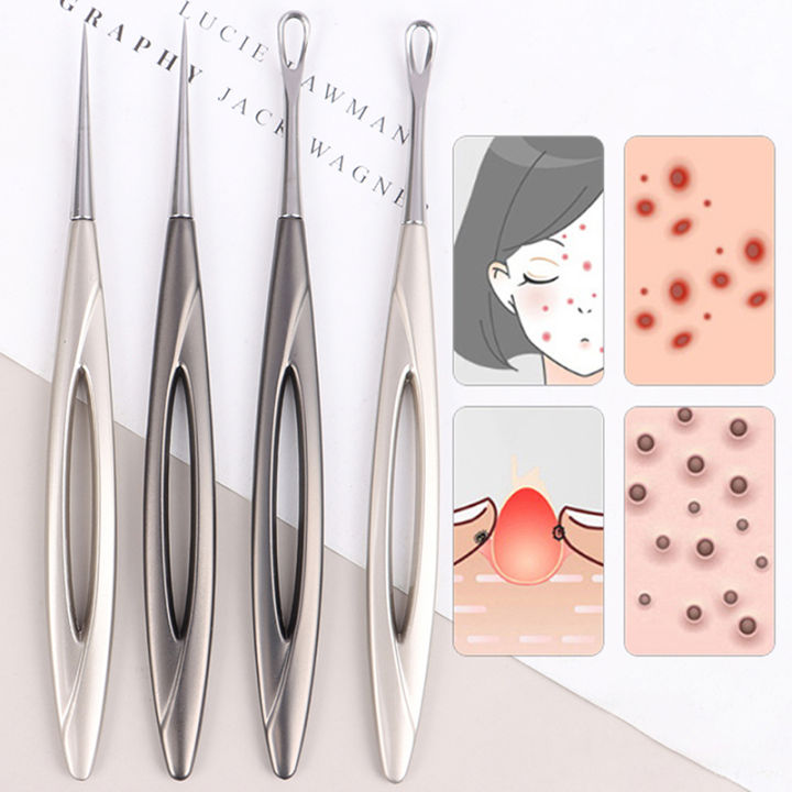 Acne Needle Blackhead Clip Remover Extraction Pore Black Head Cleaner Face Skin Care Deep Cleansing Needle Tools