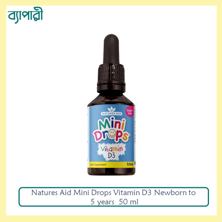 Natures%20Aid%20Mini%20Drops%20Vitamin%20D3%20Newborn%20to%205%20years%20%2050%20ml%20-%20Image%202