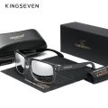 KINGSEVEN High Quality Men's Sunglasses Driving Use Polarization Anti-reflection UV400 Sports Glasses Fashion Rectangle Eyewear. 