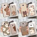 Kawaii Cute Bears Korean Animal Case For Samsung Galaxy J3 J5 J7 2016 A3 A5 2017 A6 A8 J4 J6 Plus J8 A9 2018 Phone Cover.