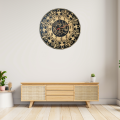 Kalmia Tayyab Wooden Islamic Clock 30.48 CM Islamic Wall Art, Islamic Home, Office, Pray Room, Living Room, Hall & Gift Decor, Islamic Decoration by Doob Cart. 