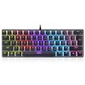 （COD Available)HXSJ L700 Wired RGB Mechanical Keyboard 61 Pudding Key Caps. 