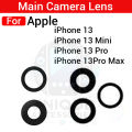 Camera Main Glass Lens for Apple iPhone 13 13 Mini 13 Pro 13 Pro Max Replacement Part (Not Tempered Camera Glass Protector). 