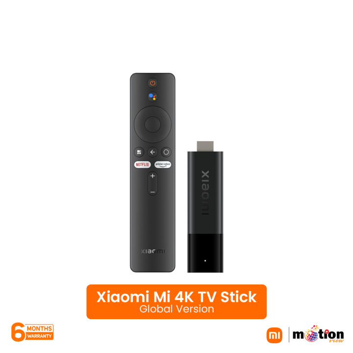 Xiaomi Mi 4K TV Stick 2GB+8GB Bluetooth5.2 Global Version- Black