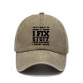 1PC Baseball Cap
Women Cap
I Fix Stuff And I Know Things
Hat
Men
Women
Cap
Funny
New
1PC. 