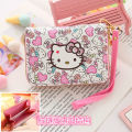 Cartoon Wallet Female Short Cute Japanese Style Fresh Girl Heart Small and Ultra-Thin Folding Children Princess Versatile Bag. 